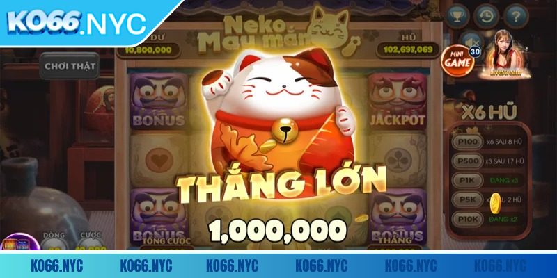 Neko May Mắn KO66 – Mèo Thần Tài Gọi Lộc, Nổ Hũ Cực Đã 2 Hệ thống biểu tượng tạo nên cấu trúc thưởng